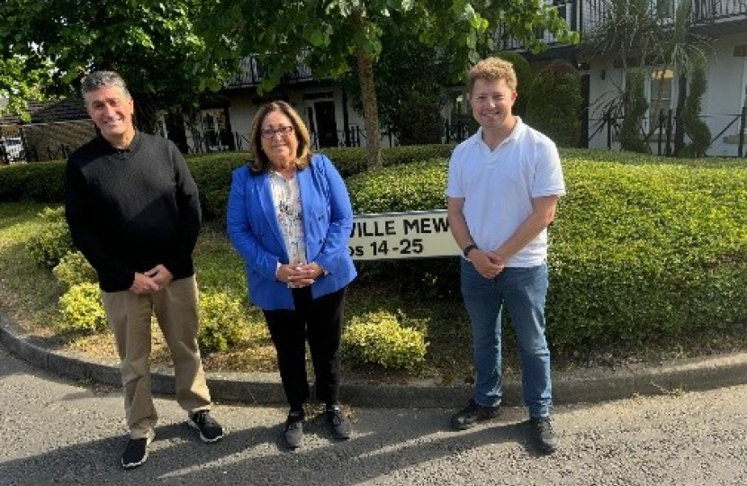 Stanmore Councillors Philip, Marilyn and Zak