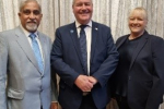 Edgware councillors Yogesh and Nicola with Bob Blackman MP